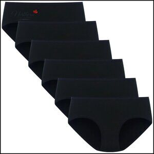 Cotton Hipster Panties 6-Pack, Regular & Plus Size, OEKO-TEX Certified